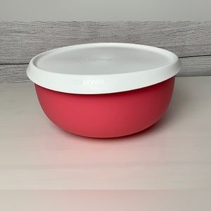 New Tupperware Pink Salad Bowl